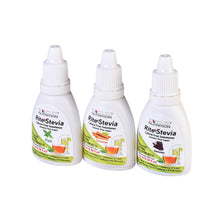 Load image into Gallery viewer, Rite Stevia Liquid Drops Multi-Flavor Combo Pack A : Chocolate, Cinnamon & Plain